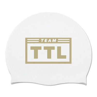 Team TTL Team Issue - Swim Cap - White / Gold