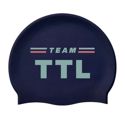 Team TTL Team Issue - Swim Cap - Navy / Aurora