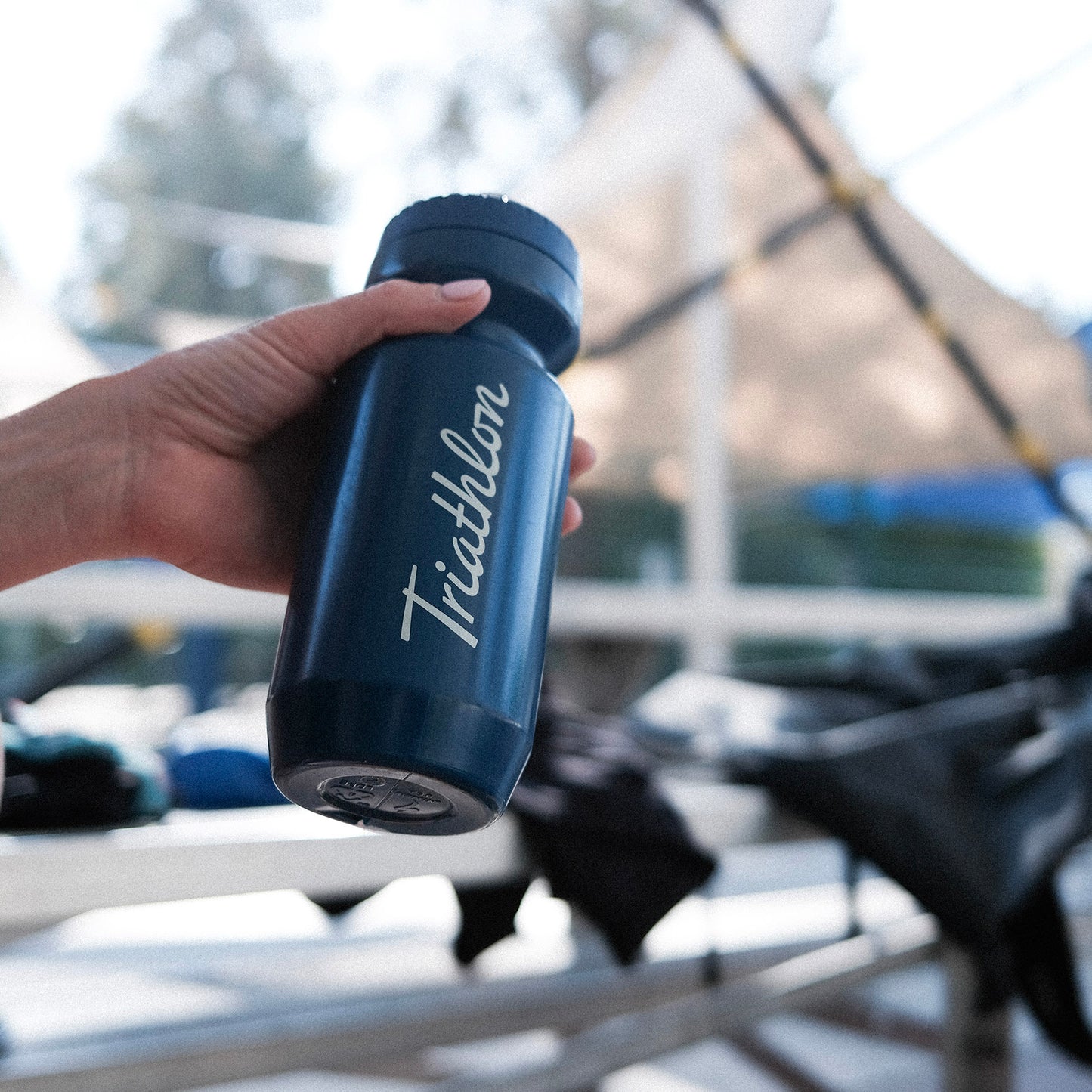 Timeless Triathlon Purist Bottle - Blue