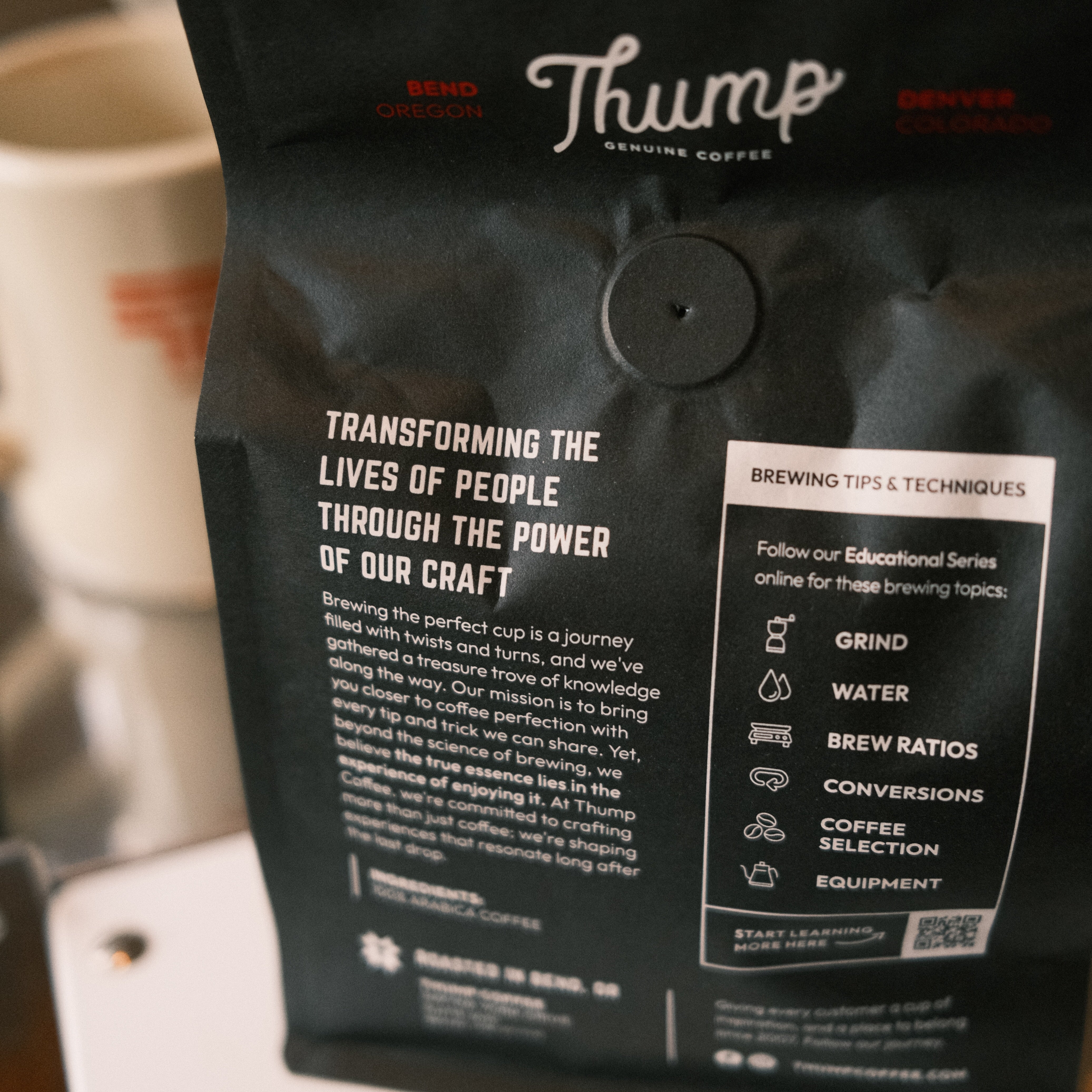 Thump Coffee x TTL: RidgeLine Whole Bean 12 Ounce Bag. – That