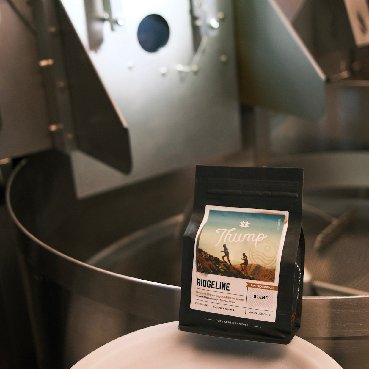 Thump Coffee x TTL: RidgeLine Whole Bean 12 Ounce Bag. – That Thump Coffee x TTL: RidgeLine Whole Bean 12 Ounce Bag. – That