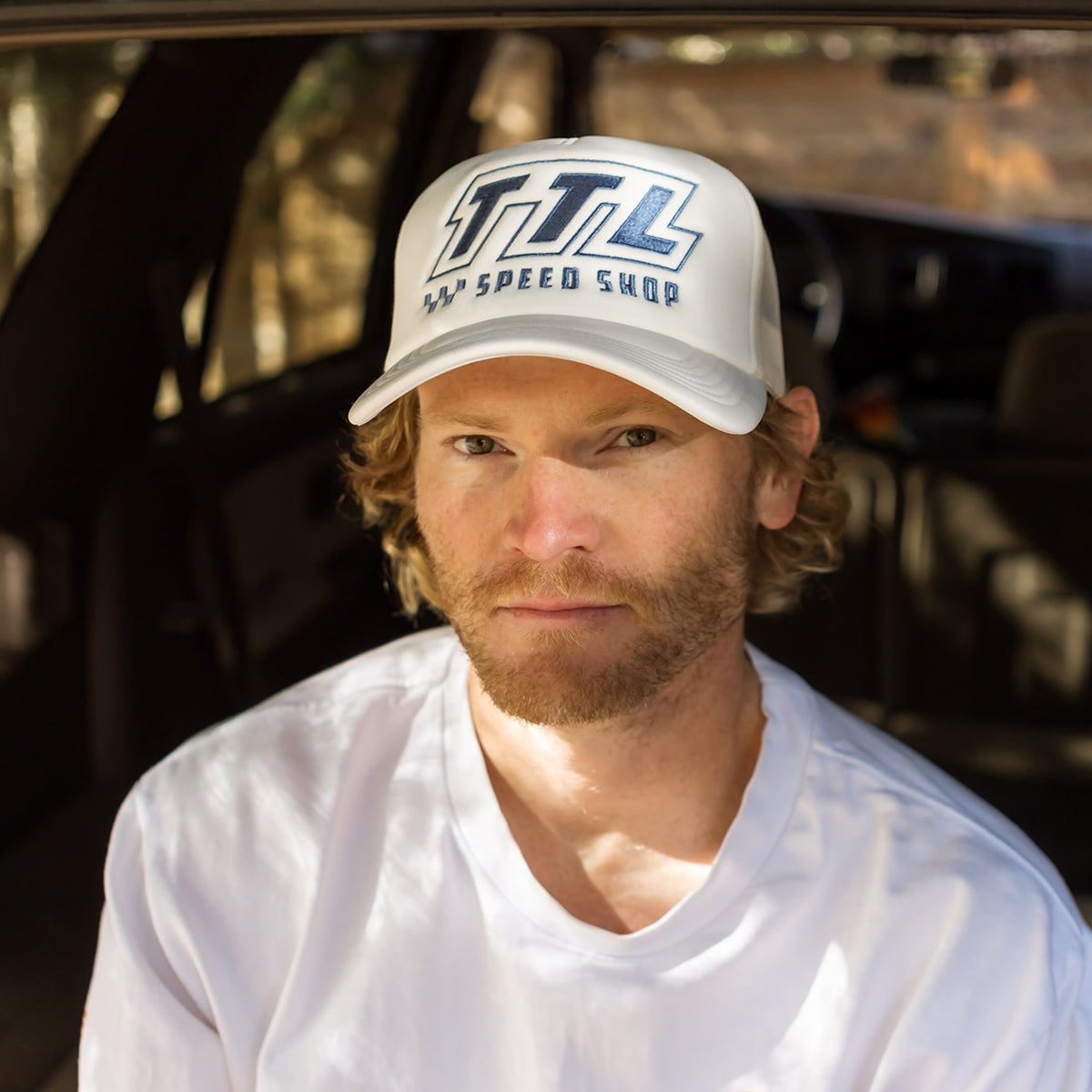 Speed Shop UNLSTD: White Foam Trucker