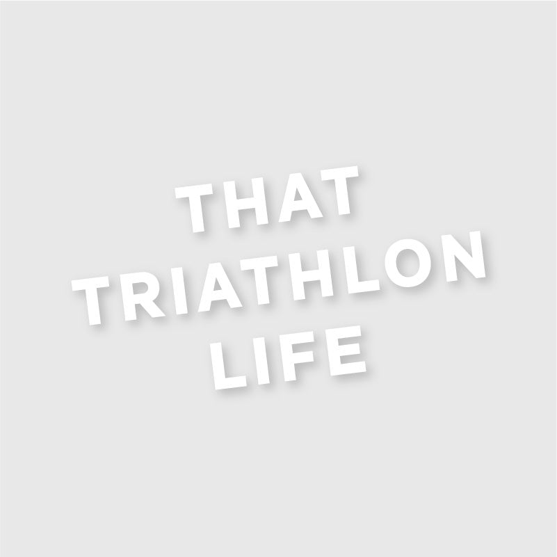 Vinyl Transfer Decal - That Triathlon Life