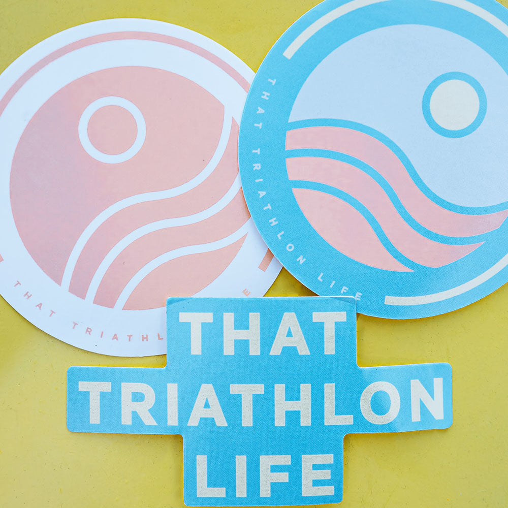 Retro Sticker 4 Pack - That Triathlon Life